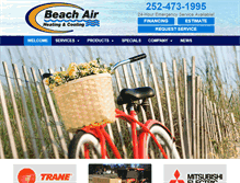Tablet Screenshot of beachairobx.com